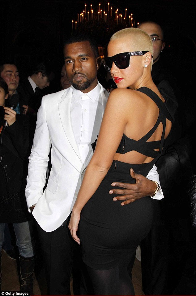  Ο Kanye West με την Amber Rose