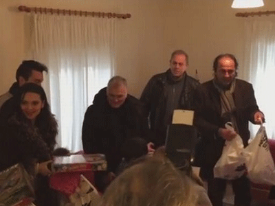 Mοίρασε χαμόγελα και δώρα ο ΠΑΟΚ