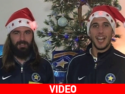 Οι παίκτες του Αστέρα τραγούδησαν τα κάλαντα
