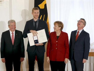 Γερμανία: Βραβεύτηκε από τον πρόεδρο της χώρας η εθνική ομάδα ποδοσφαίρου