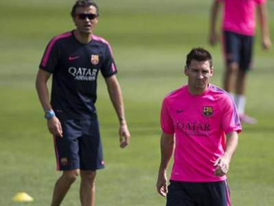 Λουίς Ενρίκε: «Είναι ευτυχισμένος στην Μπαρτσελόνα ο Μέσι»