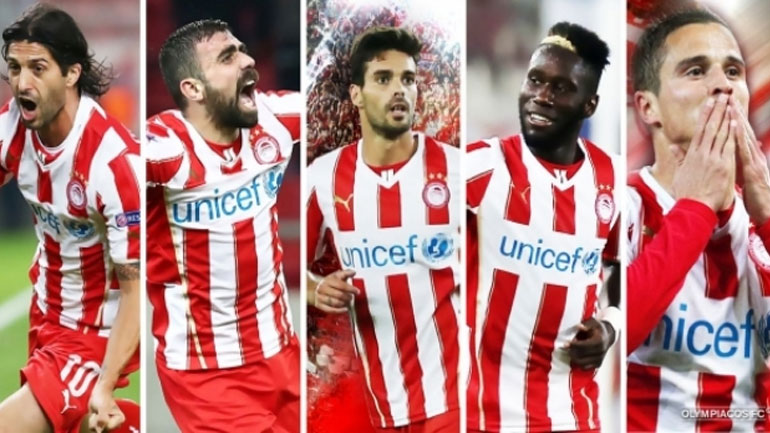 Ολυμπιακός: Διάκριση για πέντε παίκτες των «ερυθρόλευκων»