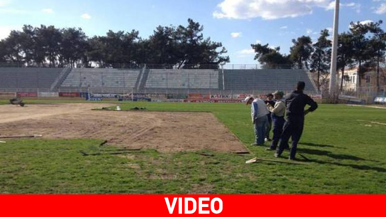 ΠΑΟΚ: Ανέβασε βίντεο με τις… λακκούβες στο γήπεδο της Κομοτηνής