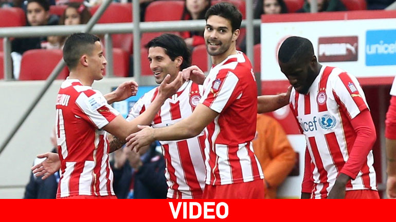 Προχωρά ακάθεκτος για το 42ο ο Ολυμπιακός, 3-0 την Κέρκυρα