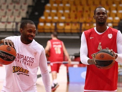 Ολυμπιακός: Εκτός προπόνησης και πάλι οι Πέτγουεϊ και Λαφαγιέτ