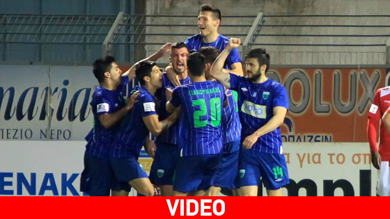 Σημαντικό «διπλό» στα Χανιά με τρεις… μπαλοθιές για τον Λεβαδειακό