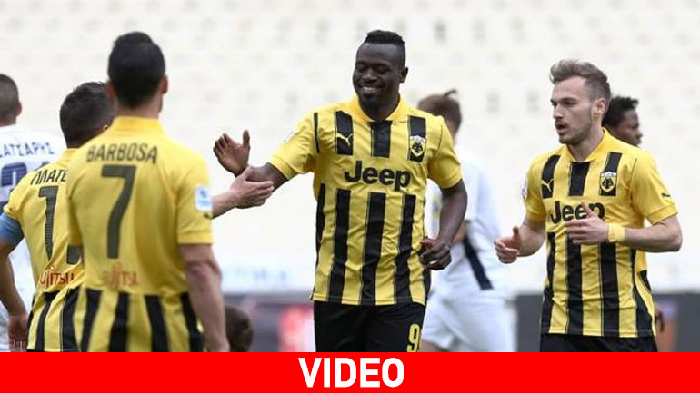 Τέλος στην κανονική διάρκεια με νίκη 3-0 επί του Αλίμου για την ΑΕΚ