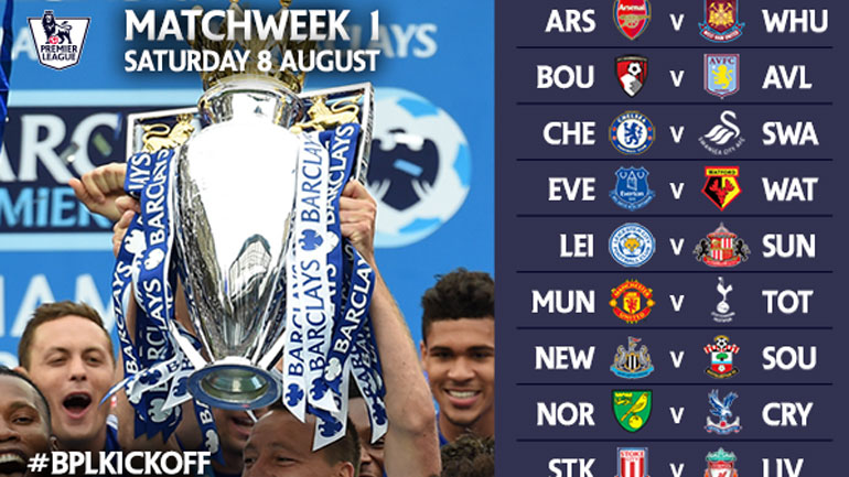 Αγγλία: Στις 8/8 η σέντρα στην Πρέμιερ Λιγκ