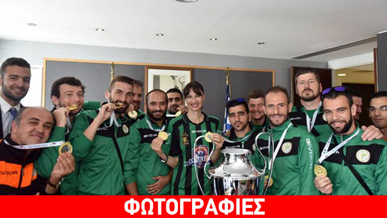 H Έλενα Κουντουρά υποδέχτηκε τον Παναθλητικό όμιλο Κωφών