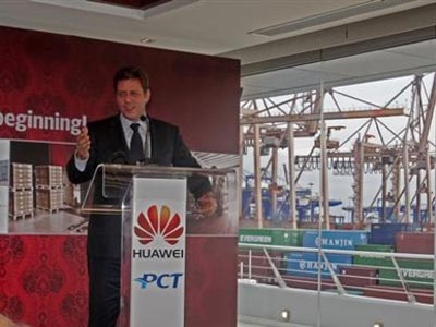 Ξεκίνησε πιλοτικά η Huawei στο λιμάνι του Πειραιά