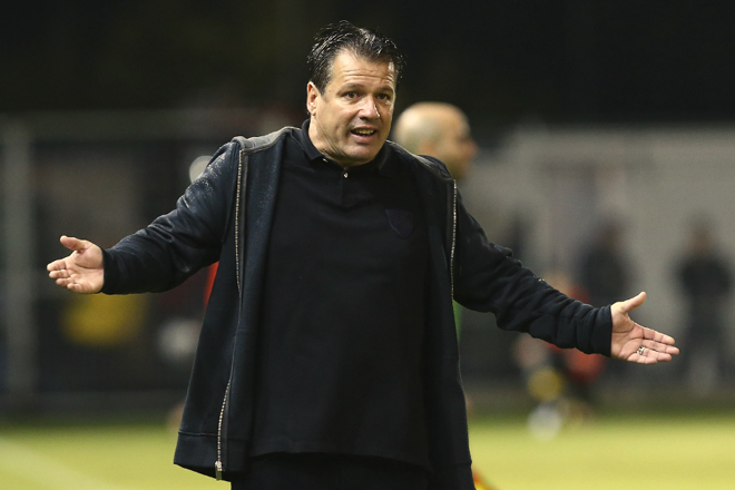 Ο προπονητής των γηπεδούχων, Σούλης Παπαδόπουλος