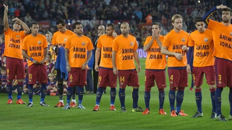 Μπαρτσελόνα: Ο… Σουάρες νίκησε την Ειμπάρ, μήνυμα συμπαράστασης στον Κρόιφ