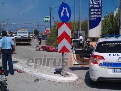 Τροχαίο με τραυματία στην Πρέβεζα