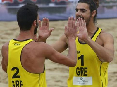 Μπιτς βόλεϊ: Στα προημιτελικά του Μπακού οι Κοτσιλιάνος-Ζουπάνης