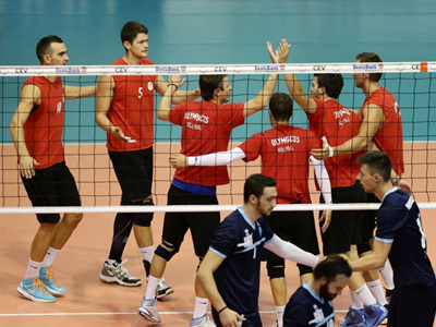 Bόλεϊ: Νίκησε στο πρώτο του φιλικό ο Ολυμπιακός, 3-0 σετ τη Λαμία