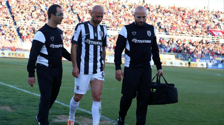 ΠΑΟΚ: Εκτός δράσης για δύο εβδομάδες ο Παπαδόπουλος