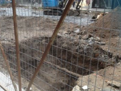 Θεσσαλονίκη: Τα έργα αποκάλυψαν ανθρώπινα οστά