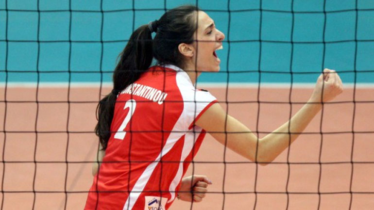 Βόλεϊ: Ανανέωσε με τον Ολυμπιακό η Κωνσταντίνου