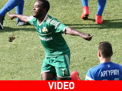 «Kαθάρισε» και πάλι ο Ατζαγκούν για τον ΠΑΟ, 1-0 τη Νίκη Βόλου