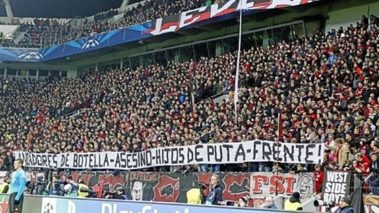 Λεβερκούζεν: Πρόστιμο από την UEFA και έρευνα για το πανό της τιμωρίας