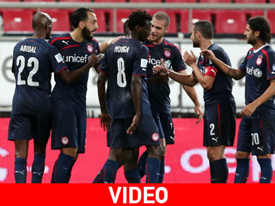 «Καθάρισε» ο Μήτρογλου για τον Ολυμπιακό, 2-0 τον Πανιώνιο