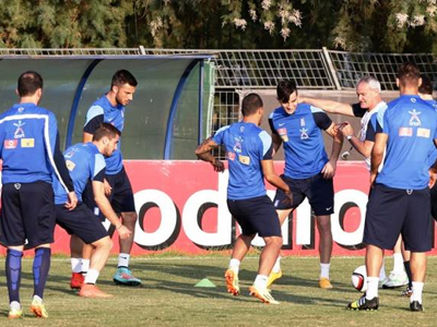 Εθνική: Παρουσία Σαρρή η τελευταία προπόνηση πριν το ματς με τη Β. Ιρλανδία