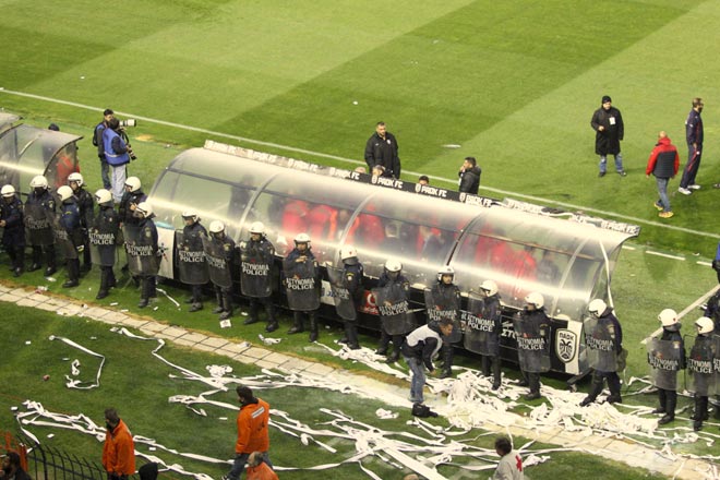 Ο πάγκος του Ολυμπιακού