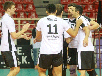 Βόλεϊ: Εύκολη νίκη για τον ΠΑΟΚ, 3-0 σετ τη Λαμία