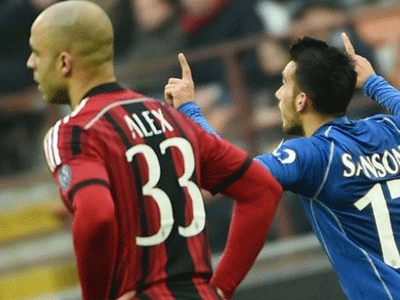 Ιταλία: Την… πάτησε από τη Σασουόλο η Μίλαν