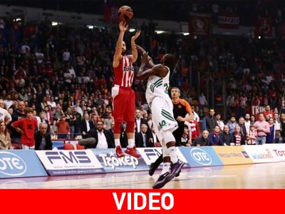 «Ερυθρόλευκο» το ντέρμπι με τρίποντο του Σπανούλη