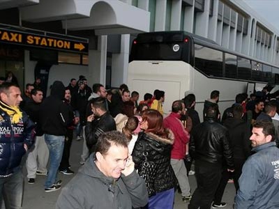 Αποθέωση για την ΑΕΚ στο Ηράκλειο