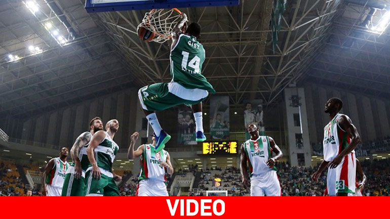 Καλύτερο κάρφωμα της βραδιάς αυτό του Γκιστ