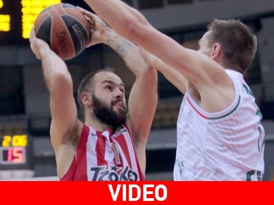 Τα highlights του αγώνα Ολυμπιακός-Σιένα