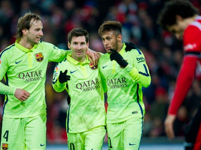 Ισπανία: Στο -1 από την κορυφή η Μπάρτσα, 5-2 την Μπιλμπάο Ισπανία: Στο -1 από την κορυφή η Μπάρτσα, 5-2 την Μπιλμπάο