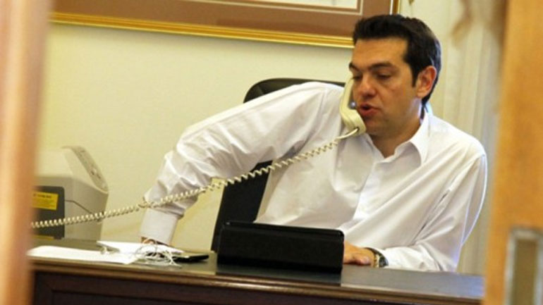 Τηλεφωνική επικοινωνία του  Αλέξη Τσίπρα με τον Tζακ Λιου
