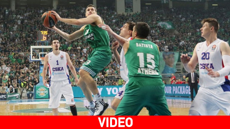 Ηττήθηκε με 74-55 από την ΤΣΣΚΑ και αποκλείστηκε από το φάιναλ φορ ο Παναθηναϊκός