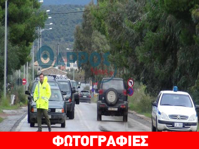Λίμνη πάλι η εθνική οδός στην είσοδο της Κυπαρισσίας