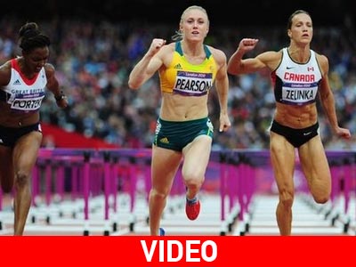 100μ. εμπ. γυναικών:  Χρυσό με Ολυμπιακό ρεκόρ για την Πίρσον