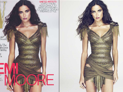 Demi Moore: Δεν είναι αποτέλεσμα Photoshop