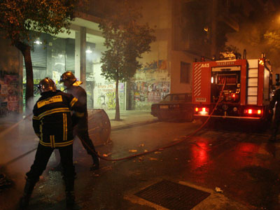 Φωτιά σε κατάστημα στην Κατερίνη