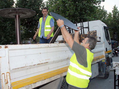 «Σκούπα» στα τραπεζοκαθίσματα στο Ηράκλειο