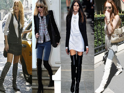 Boots over my knees!