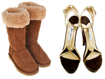 “UGG & Jimmy Choo”