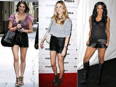 Δερμάτινα σορτς: H νέα τάση του καλοκαιριού