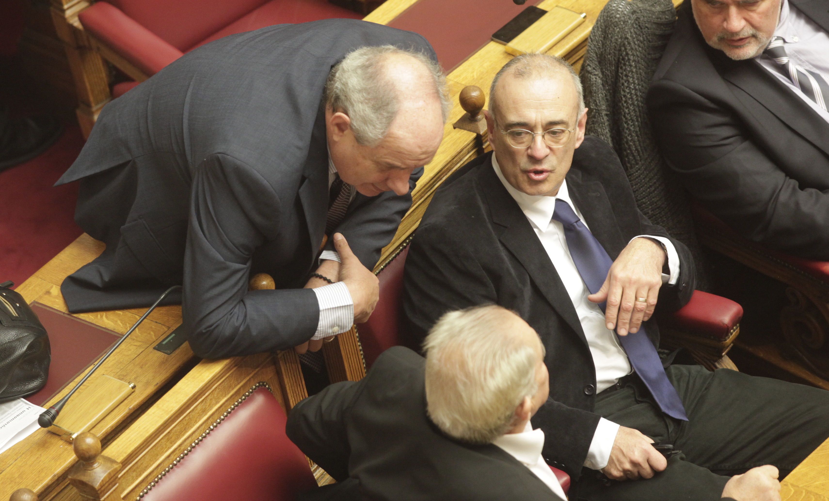 Ο Τέρενς Κουίκ, ο Αλέκος Φλαμπουράρης και ο Δημήτρης Μαρδάς