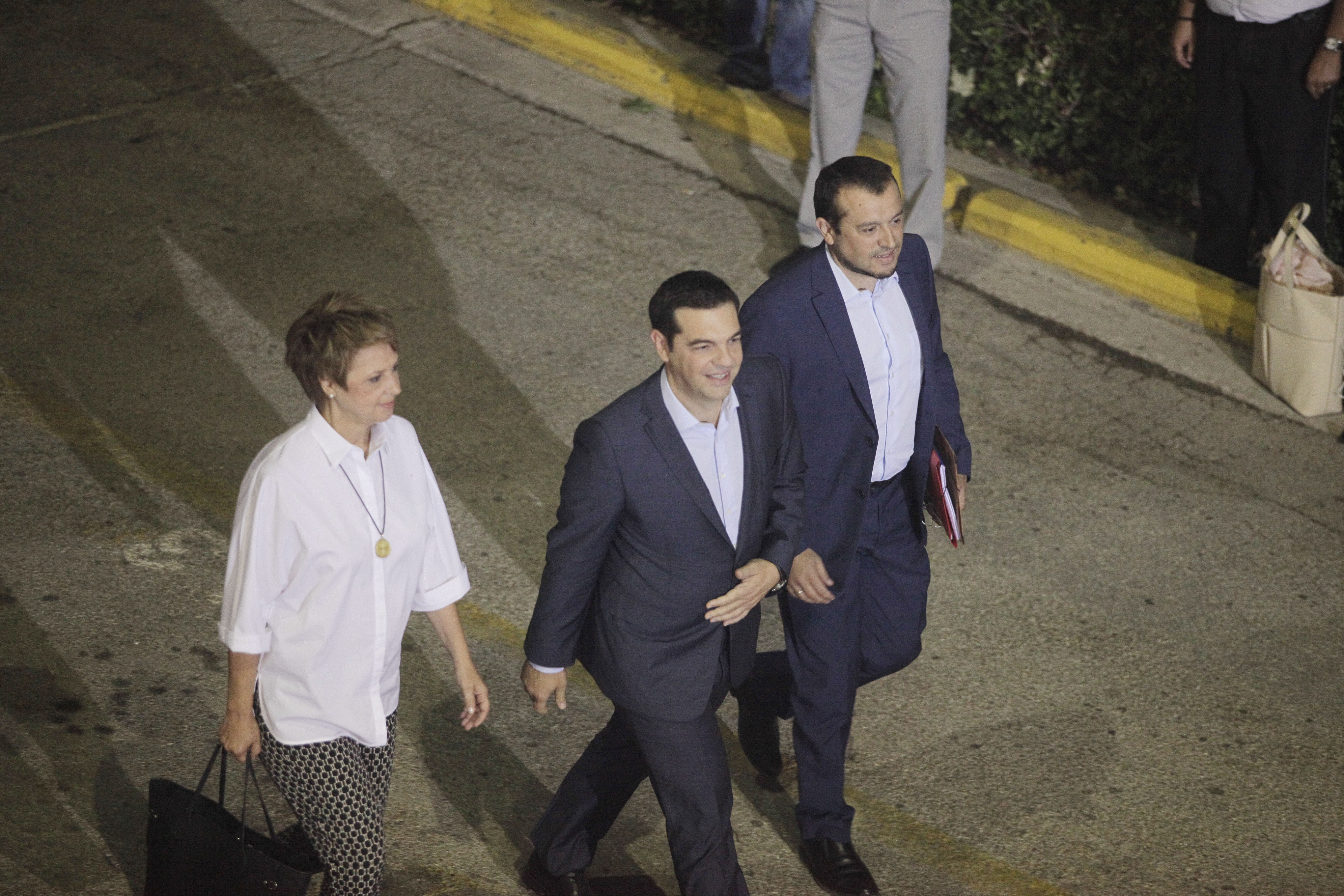 Ο Αλέξης Τσίπρας έφτασε χωρίς να κάνει δηλώσεις