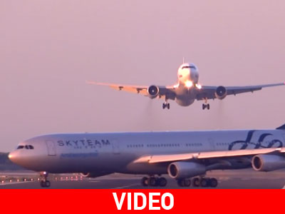 Παραλίγο σύγκρουση αεροπλάνων στη Βαρκελώνη