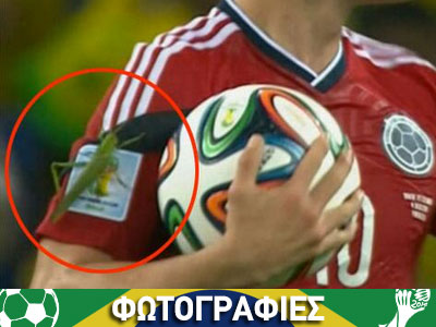 Τεράστια ακρίδα στον… ώμο του Ροντρίγκεζ!