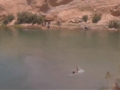 Μια λίμνη «ξεφύτρωσε» στην έρημο της Τυνησίας