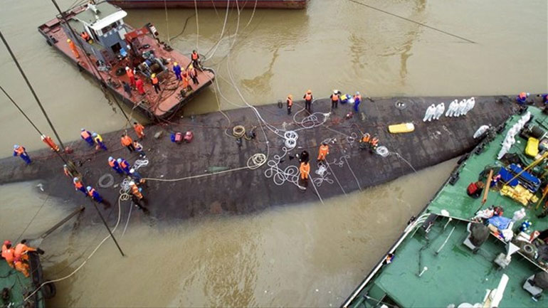 Στους 331 οι νεκροί από το ναυάγιο στην Κίνα